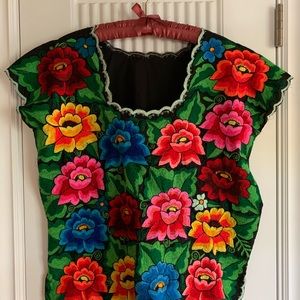 NWOT - Mexican Embroidered Top/Vest